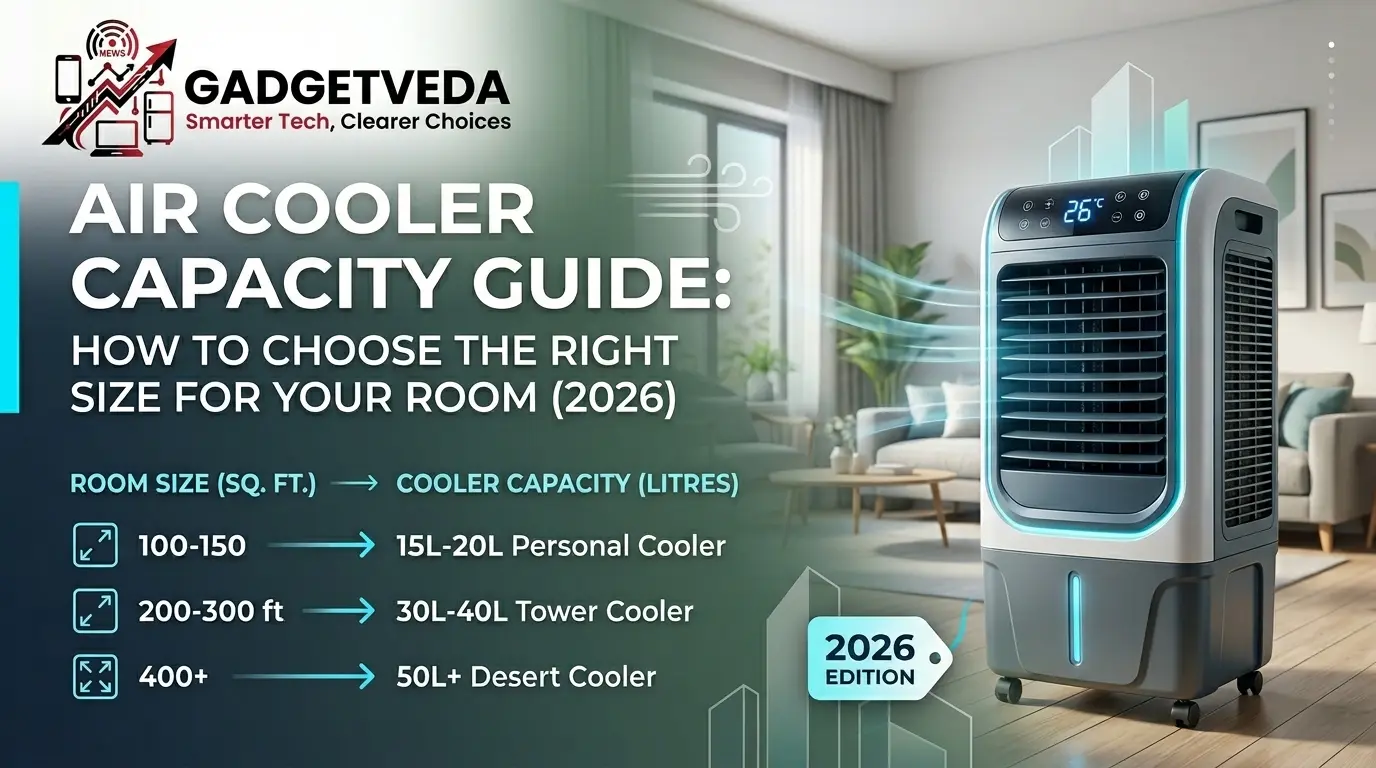 Air Cooler Capacity Guide: How to Choose the Right Size for Your Room [2026]