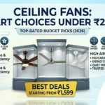 10 Best Ceiling Fans Under ₹2,000 in India [2026]