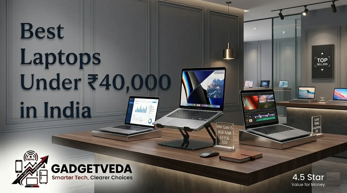 10 Best Laptops Under ₹40,000 in India [2026] GadgetVeda