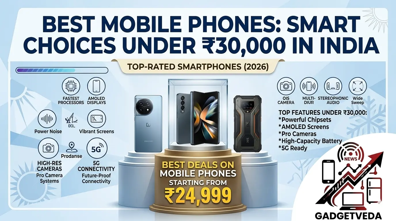 Best Mobile Phones Under Rs ₹30,000 in India