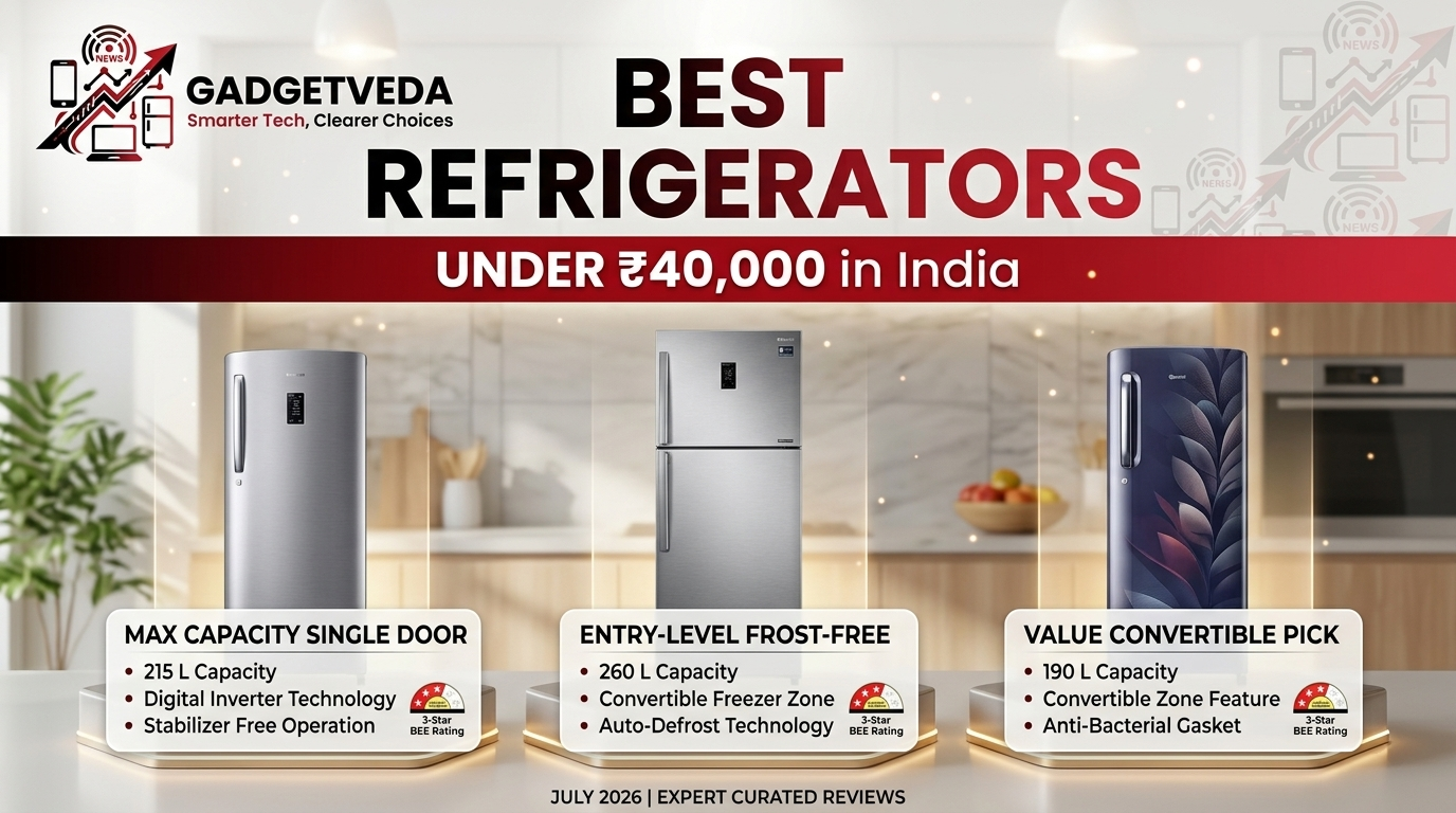 Best Refrigerators Under ₹40,000 in India