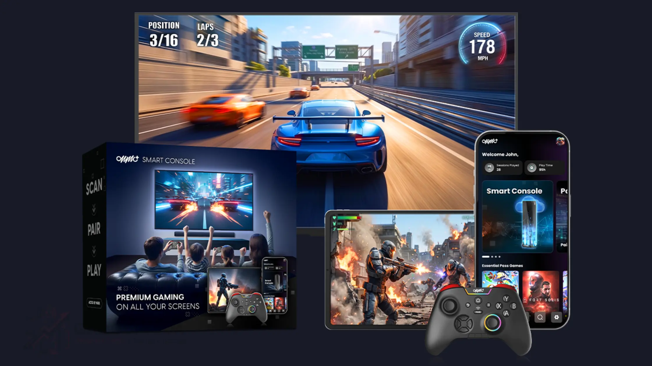 ONMO+ Cloud Gaming Platform Launched In India At ₹4,999: Smart Console, Pro Controller And 3-Month Subscription Included