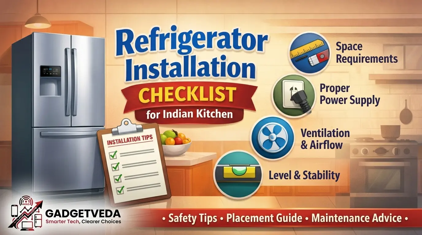 Refrigerator Installation Checklist for Indian Kitchens
