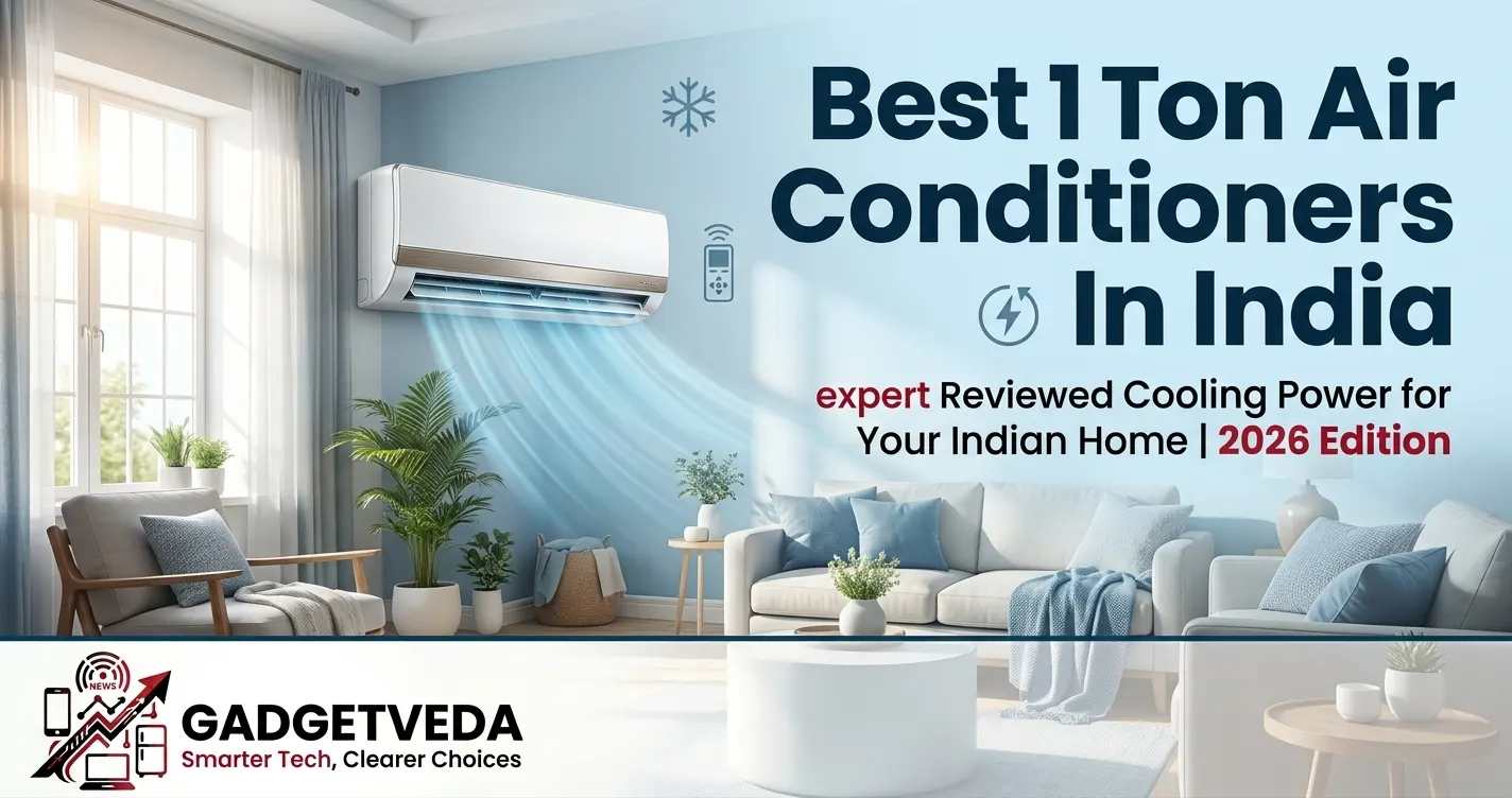 10 Best 1 Ton Air Conditioners in India [2026] | GadgetVeda