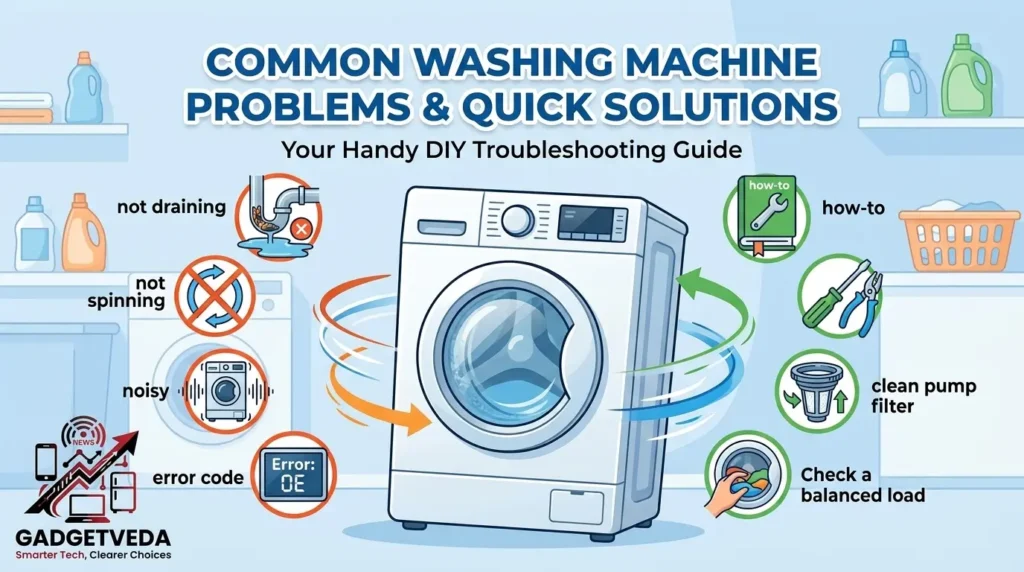 10 Common Washing Machine Problems & Solutions [2026]