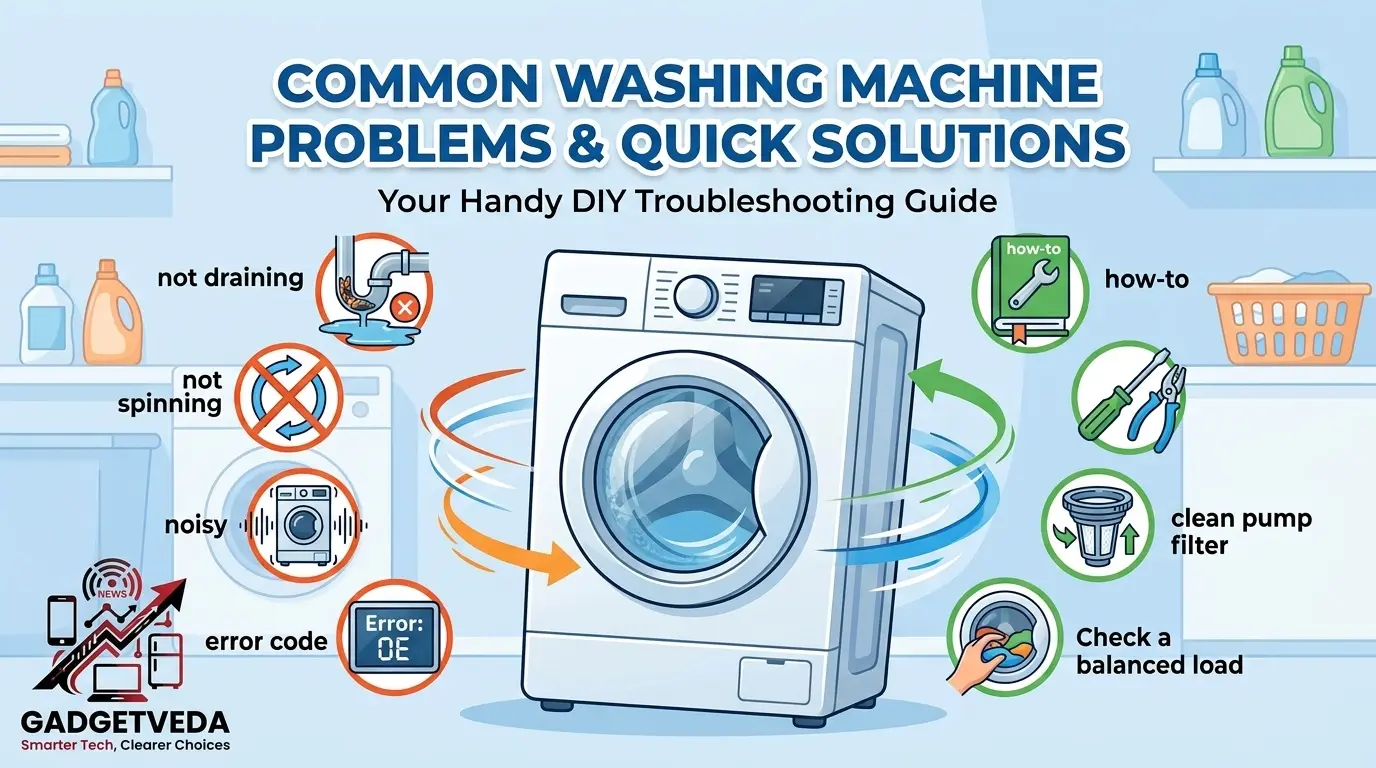 10 Common Washing Machine Problems & Solutions [2026]