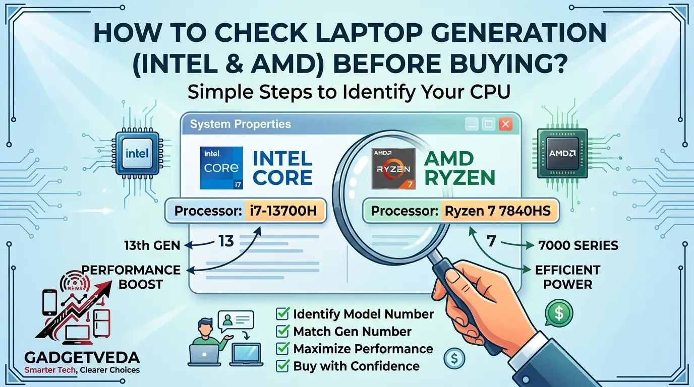 How to Check Laptop Generation (Intel & AMD) Before Buying