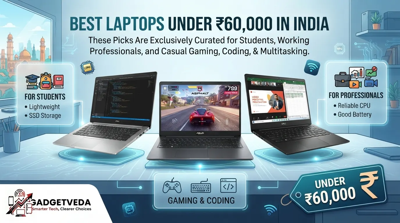 Best Laptops Under ₹60,000 in India