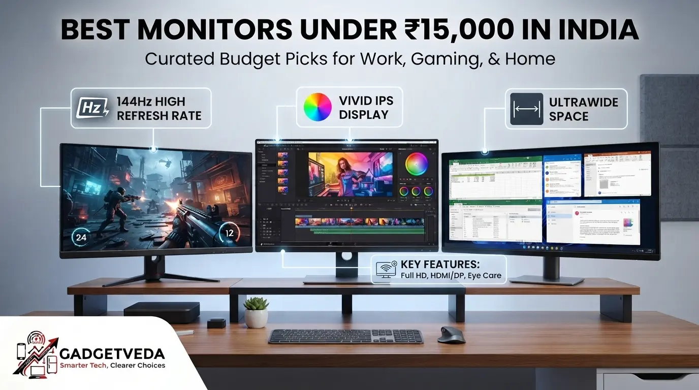 Best Monitors Under ₹15,000 in India