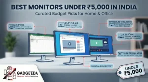 10 Best Monitors Under ₹5,000 in India [2026] | GadgetVeda