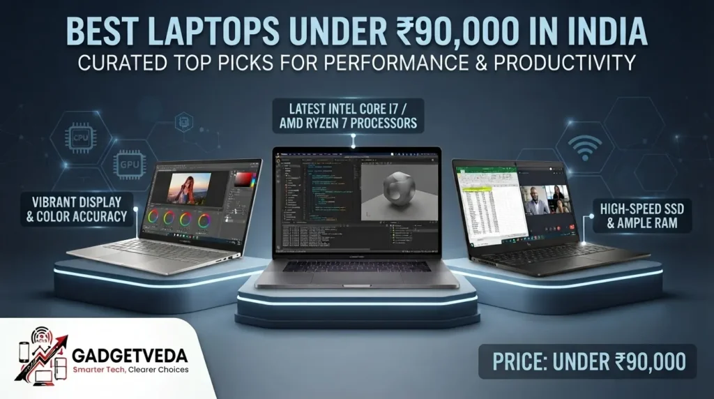 13 Best Laptops Under ₹90,000 in India [2026] | GadgetVeda