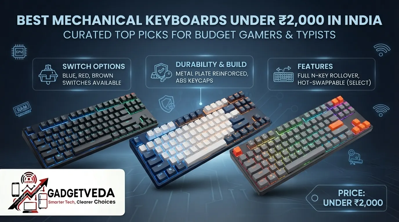 13 Best Mechanical Keyboards Under ₹2,000 in India [2026]