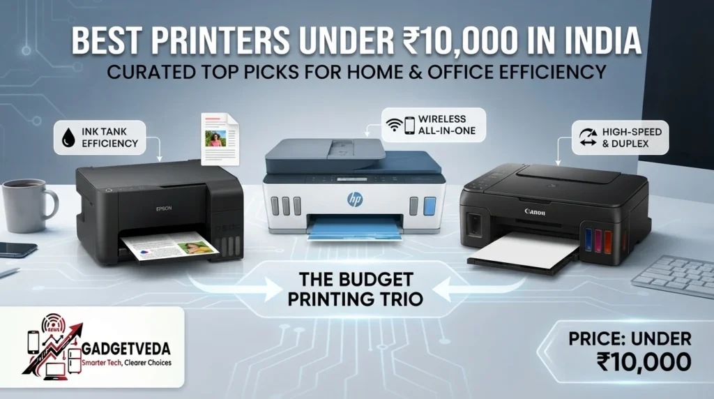 8 Best Printers Under ₹10,000 in India [2026] | GadgetVeda