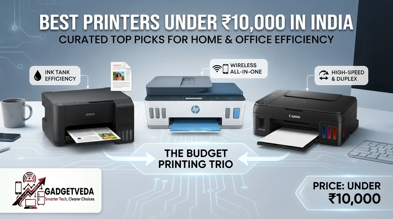 8 Best Printers Under ₹10,000 in India [2026] | GadgetVeda