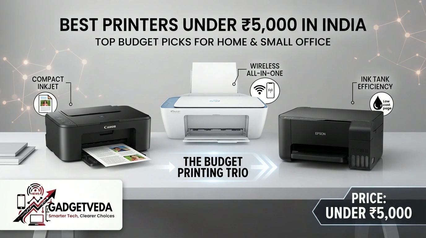 6 Best Printers Under ₹5,000 in India [2026] | GadgetVeda