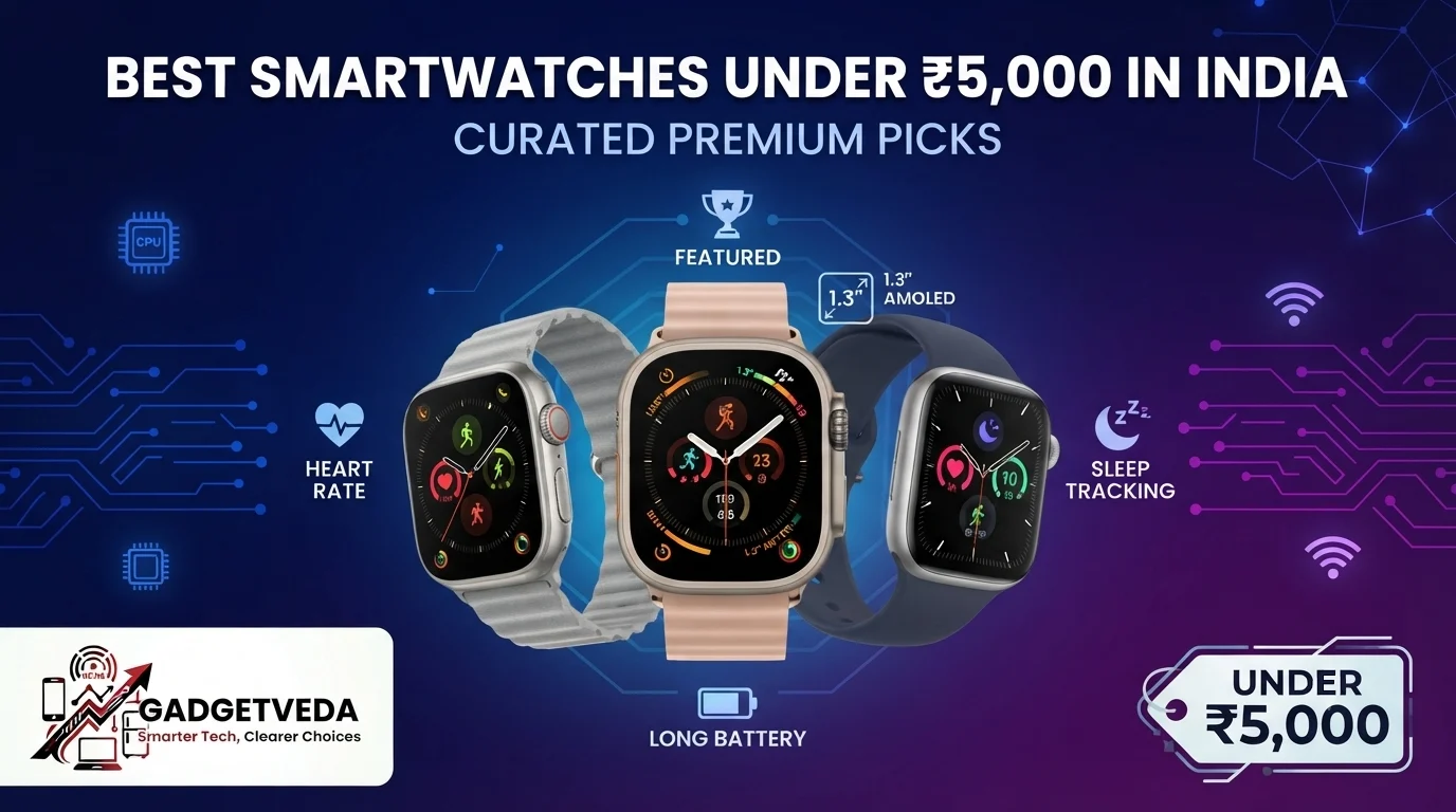 Best Smartwatches Under ₹5,000 in India
